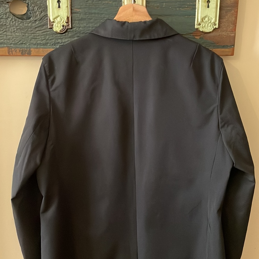 GAP Black Nylon Dress Coat Size Large - Picture 11 of 15
